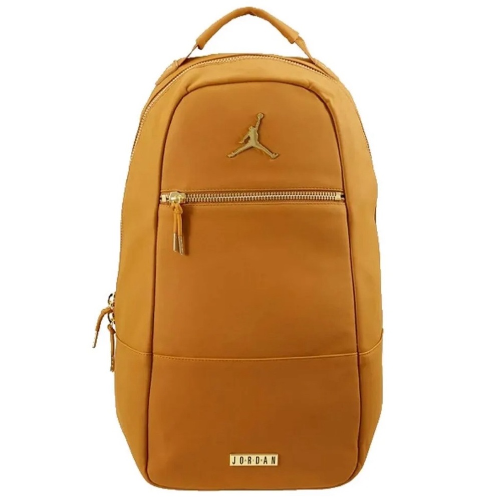 Nike’s Air Jordan Suede 13” laptop Sleeve Unisex Backpack in Desert Ochre